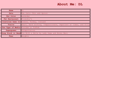 Aboutme screenshot