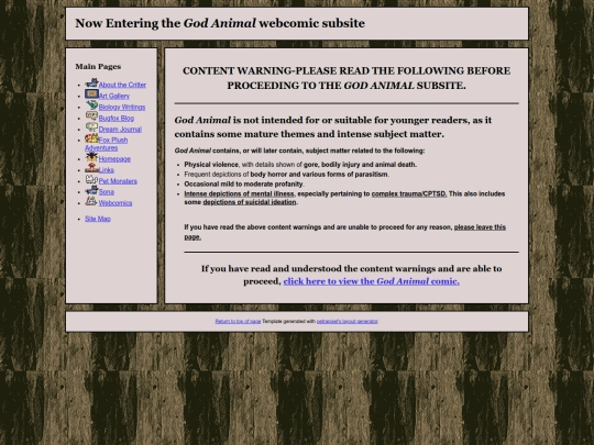 entering-godanimal screenshot
