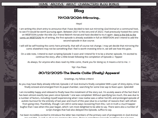 ga/blog screenshot
