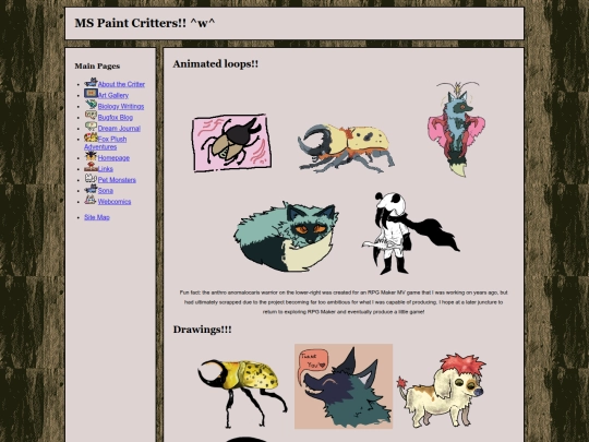 mspaintcritters screenshot