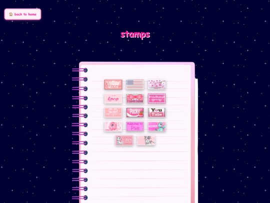 stamps screenshot