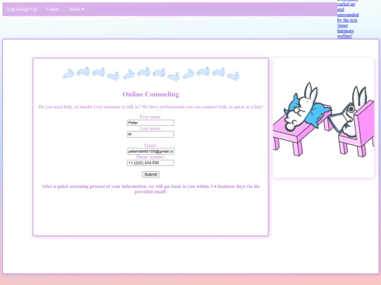 form screenshot