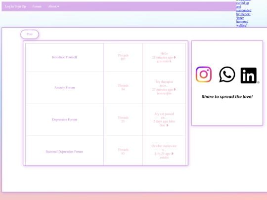 forum screenshot