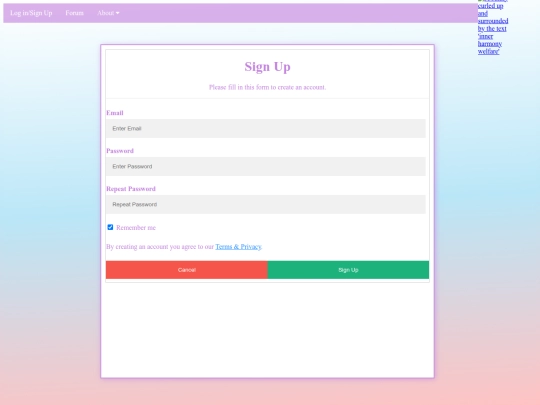 login screenshot