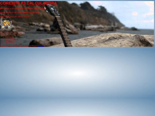 index screenshot