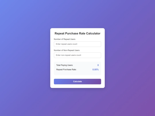 repurchase-calculator screenshot