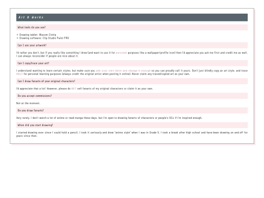 faq screenshot