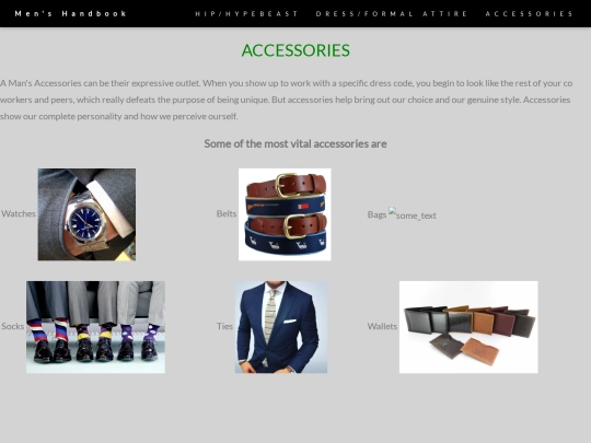 accessories screenshot