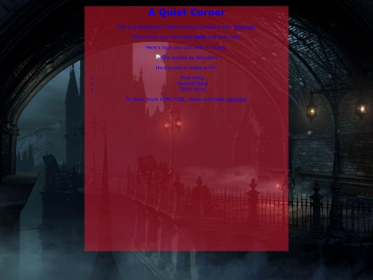 index screenshot
