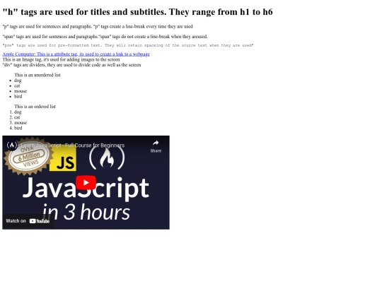 commontags screenshot