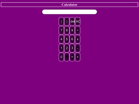 html/calculator3.0 screenshot