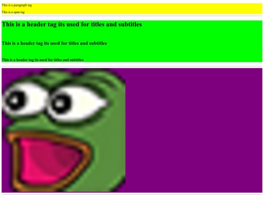 html/htmlexample screenshot