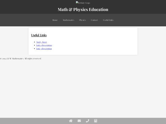 links screenshot