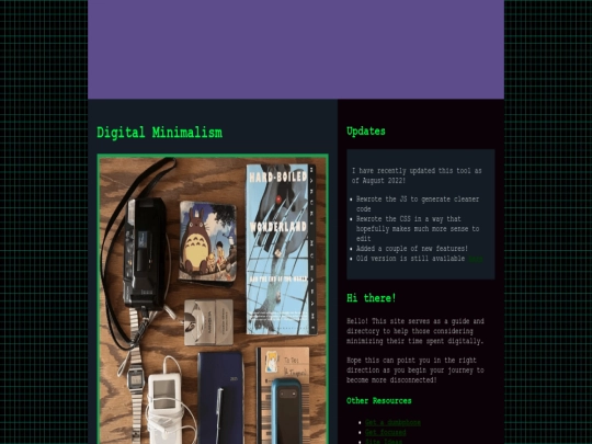 index screenshot