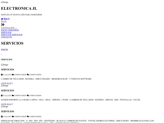 blog screenshot