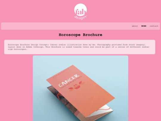 horoscope-brochure screenshot