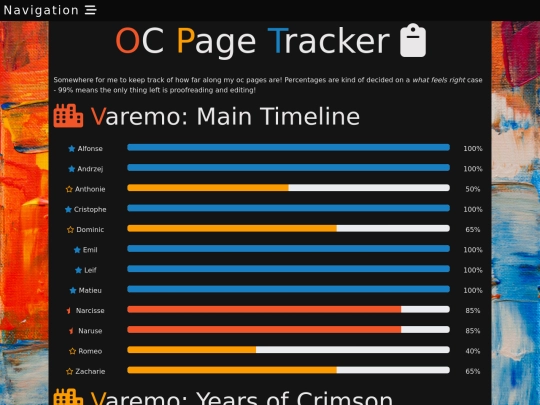 ocs/tracker screenshot