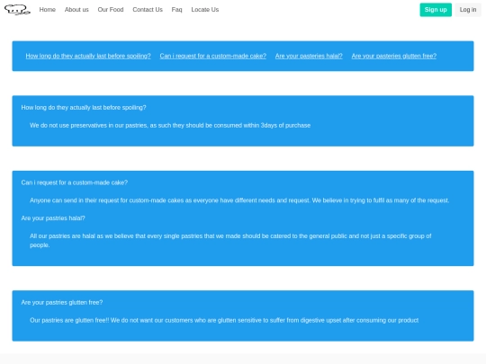 faq screenshot