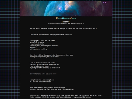 writing/poems screenshot