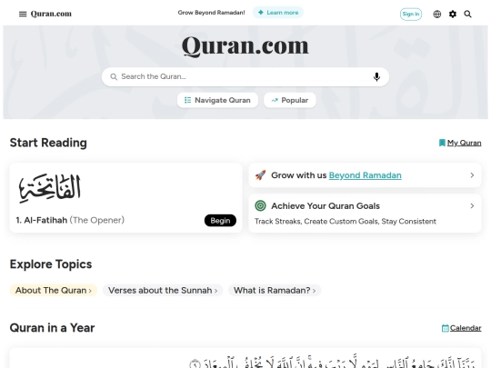 Quran/Aa.Index screenshot