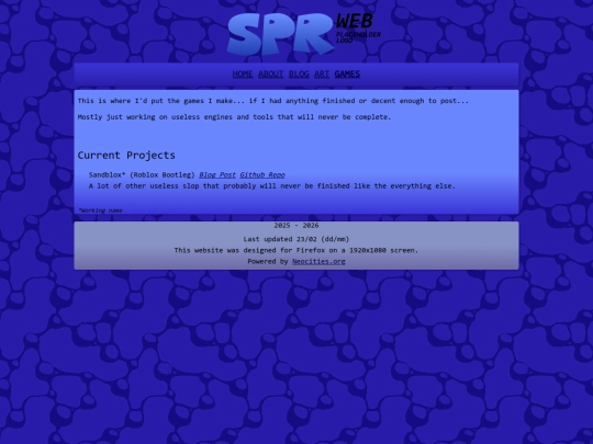 games screenshot
