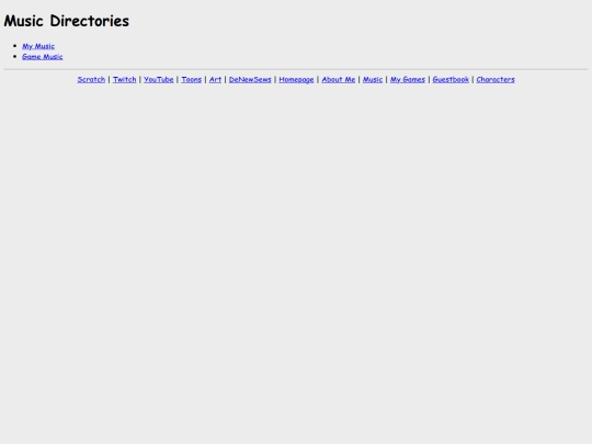 Music/Options screenshot