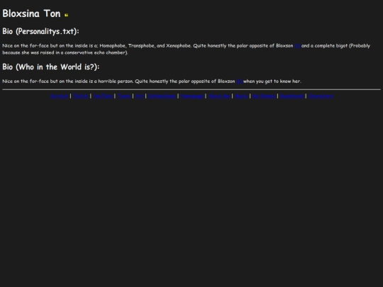 Wiki/Bio/Bloxsina screenshot