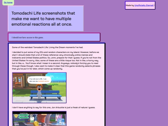 randomarticles/tomodachilife screenshot