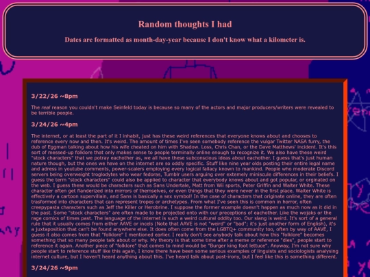thoughts screenshot