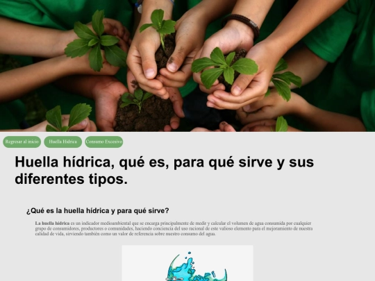 HuellaHidrica screenshot