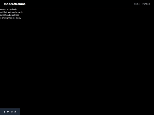 menu screenshot