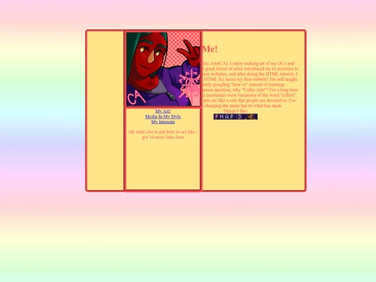 aboutme screenshot