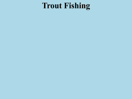 TroutPage screenshot
