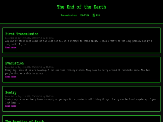 index screenshot