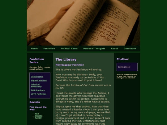 fanfiction screenshot
