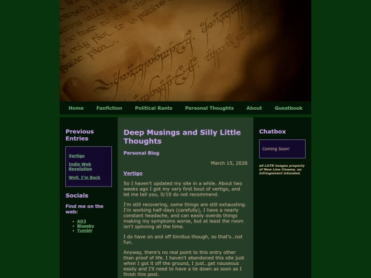 personal_blog screenshot