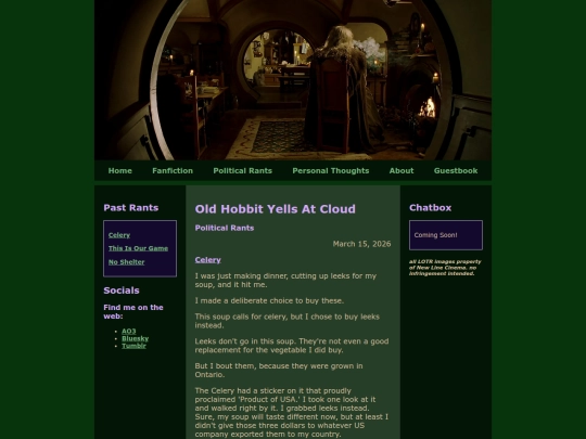 political_blog screenshot
