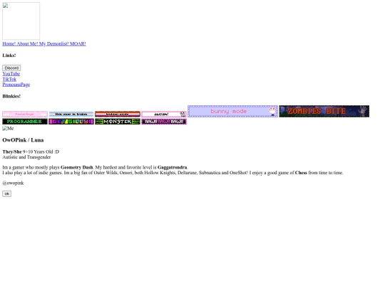 aboutme screenshot
