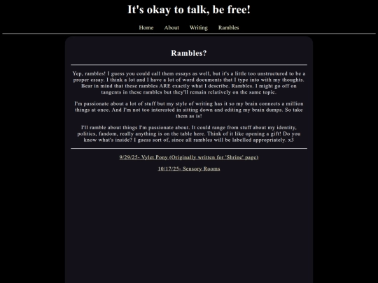 rambles screenshot