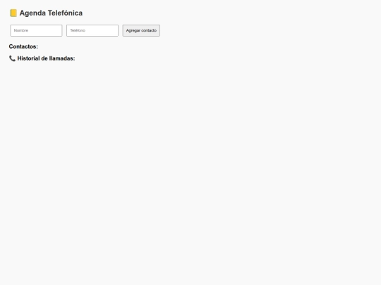 practica 6/practca6 agenda screenshot