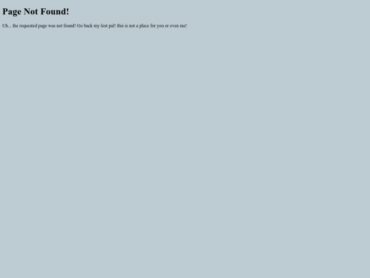 not_found screenshot