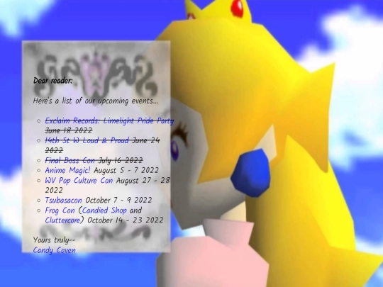 conventions screenshot