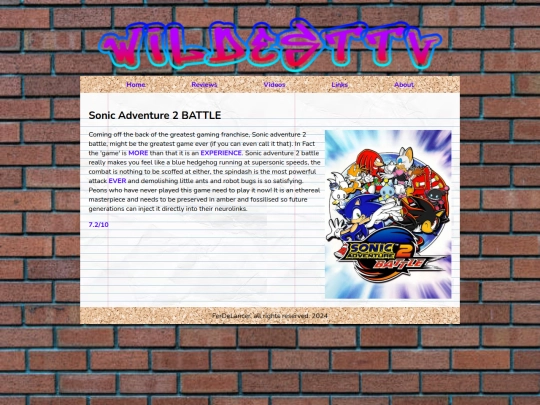 sonic_review screenshot