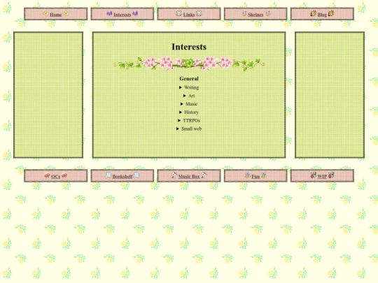 interests screenshot