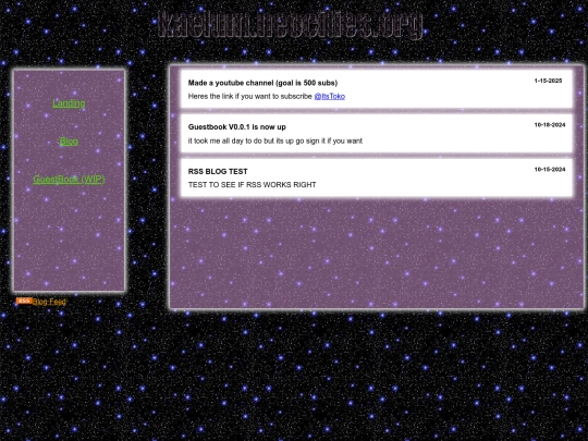 blog screenshot
