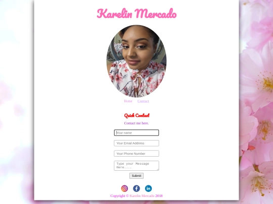 contact screenshot