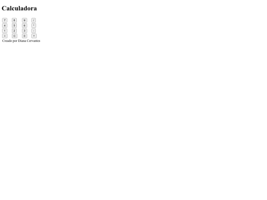 Calculadora screenshot
