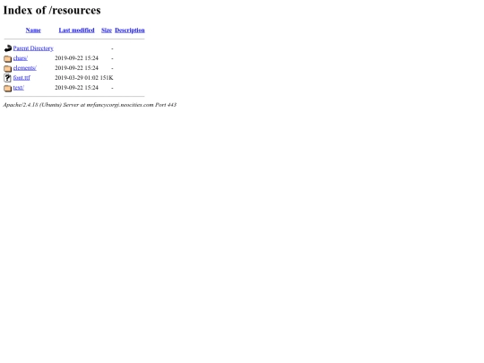 resources screenshot