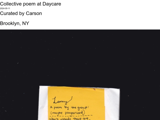 daycare-collective-poem screenshot
