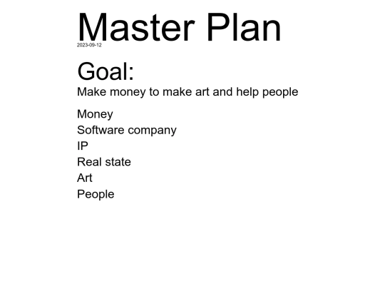 master-plan screenshot